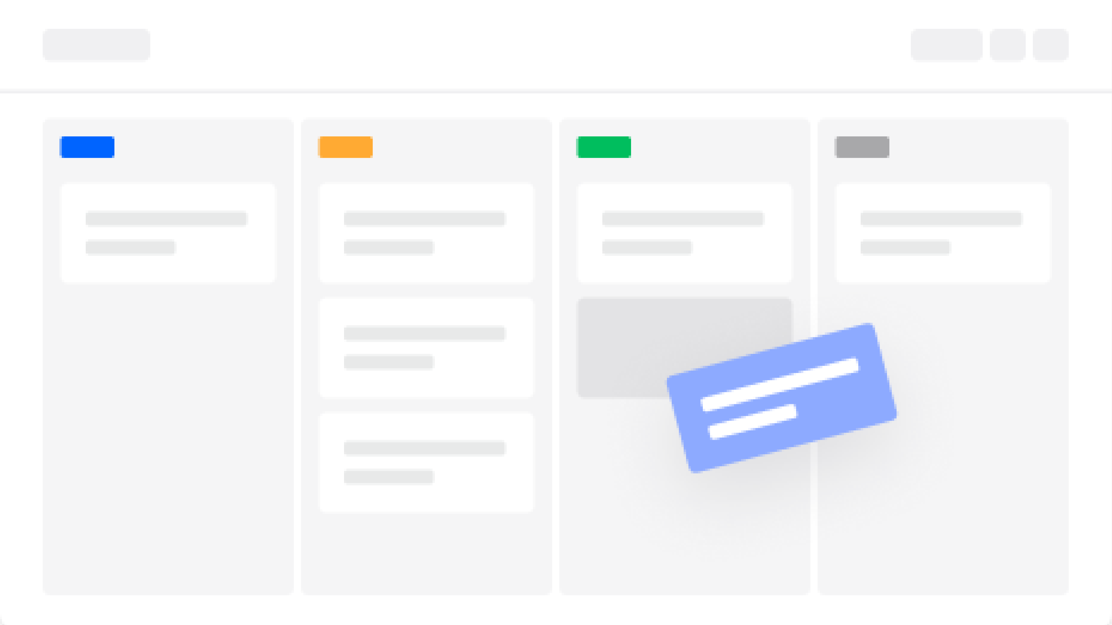 Mobile development bug tracking template interface