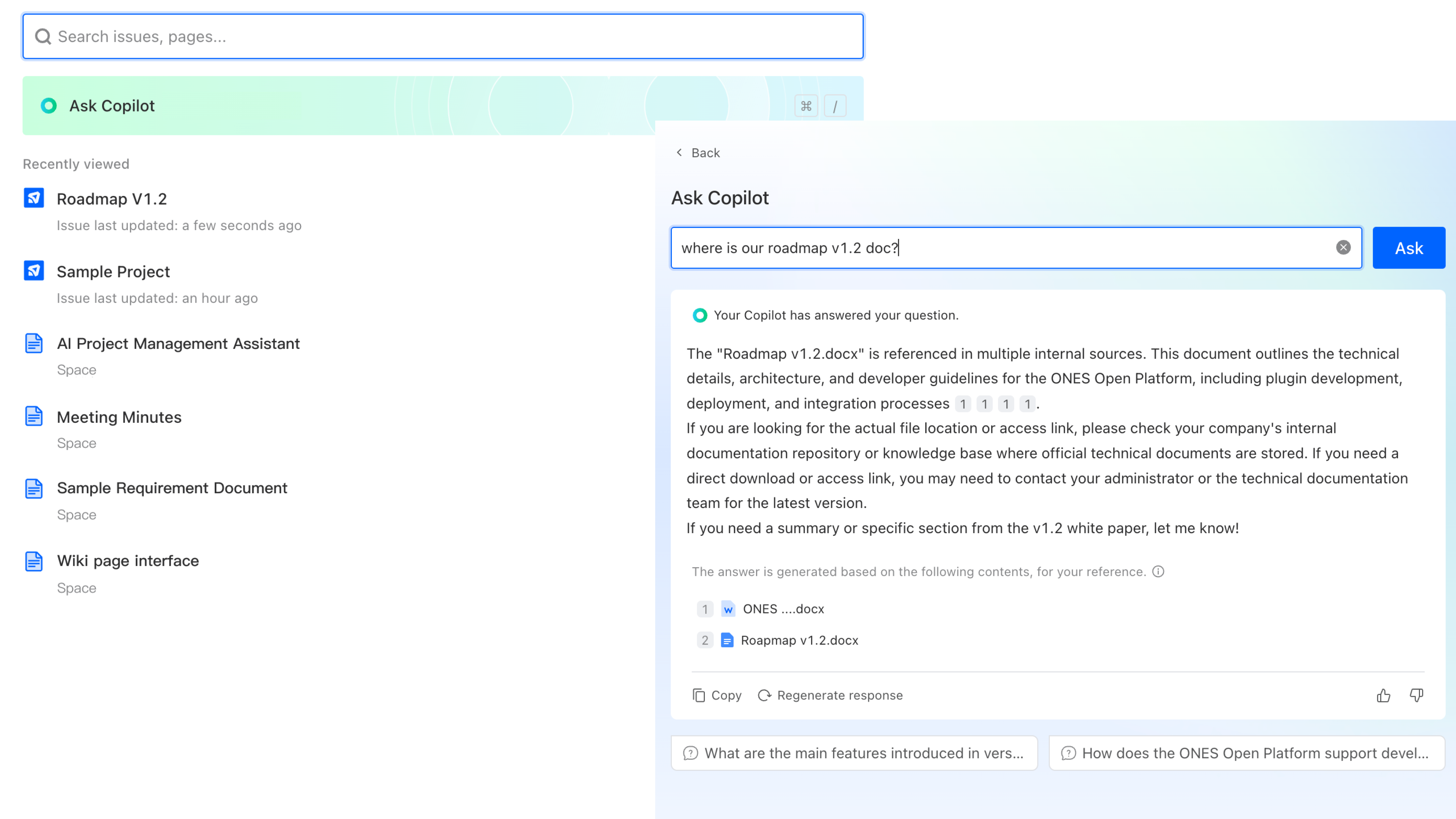 Ask Anything in Your Workspace