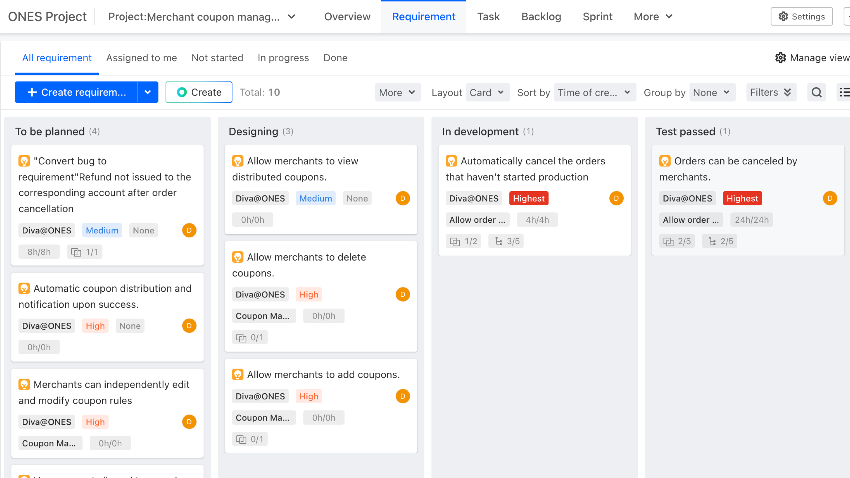 Turn ideas into impact with ONES requirement management. Connect every requirement to actionable tasks, track delivery in real time, and ensure every goal translates into measurable results. With ONES, your projects stay focused, strategic, and business-driven.