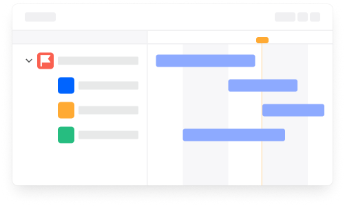 Waterfall Project Management Gantt Chart Template for Software Development