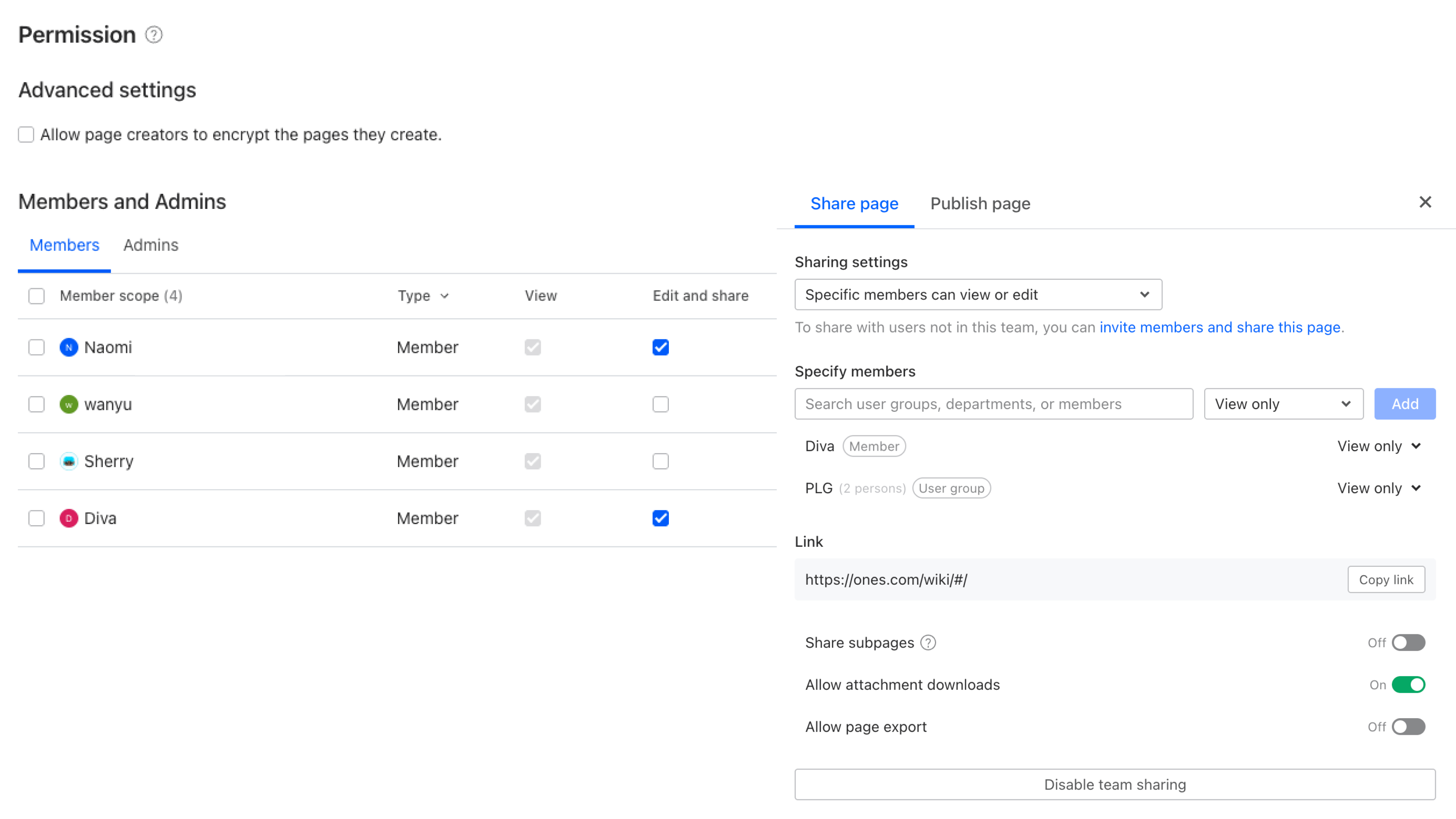 Document Security Interface